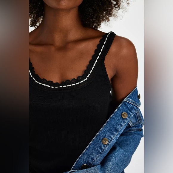 Only You Tank by Free People in Heather Gray. NWT! - Picture 3 of 5